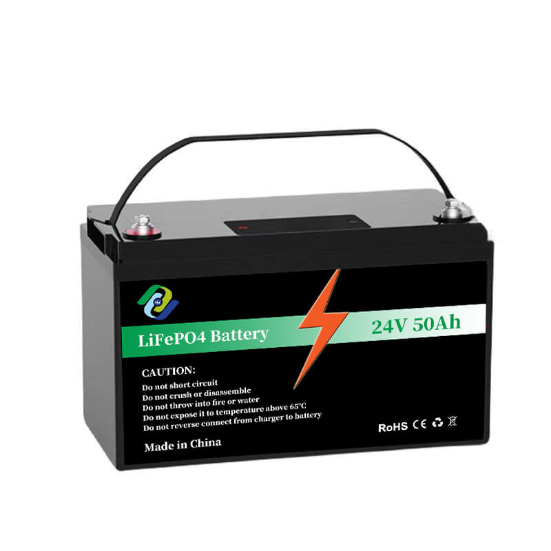 Drop in replacement lithium 50ah 24 volt battery for RV campers