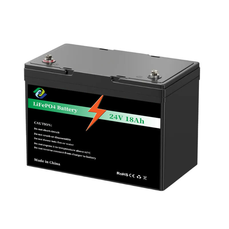 Rechargeable 24v 18ah lithium iron phosphate battery