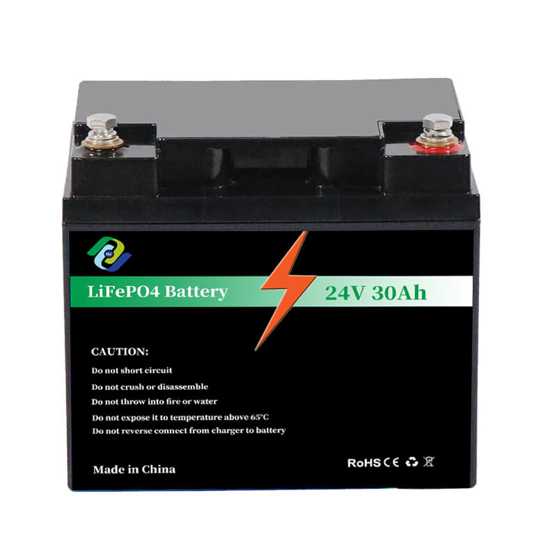24v 25.6v 30ah Lifeop4 Rechargeable Lithium Battery Pack